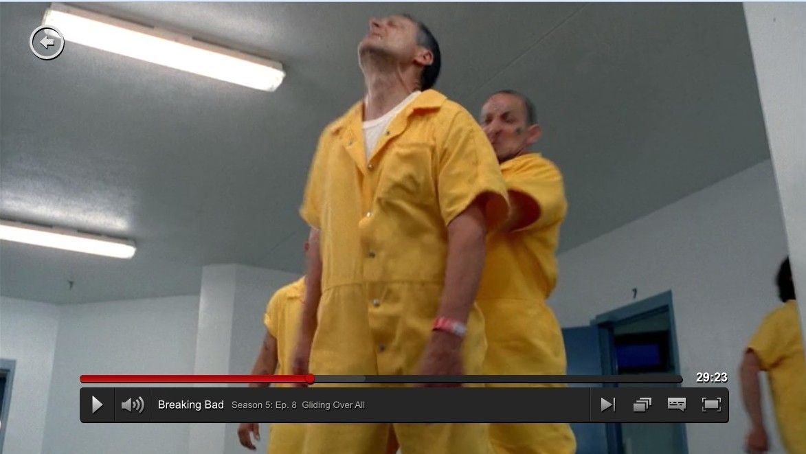 BREAKING BAD Prop yellow Jail Jumpsuit Uniform XL Bob Barker Prison