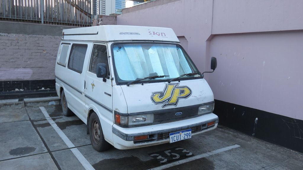Ford pop top camper van Ford pop top camper van