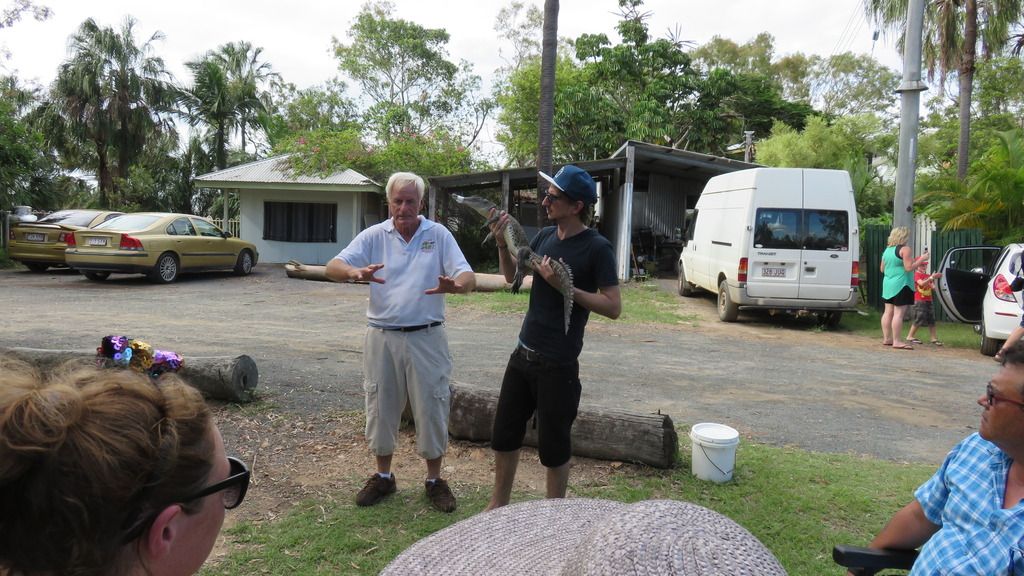 mister croc farm himself on the left mister croc farm himself on the left