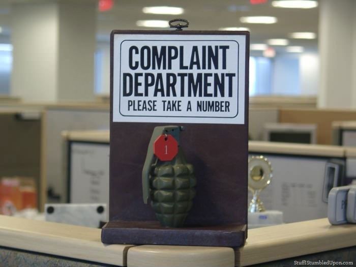 Complaint Dept
