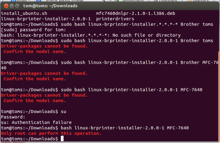 how to install brother driver on ubuntu