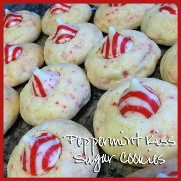 pepcookies Peppermint Kiss Sugar Cookies and Santa Hat Cake Pops   Guest Post by Kinnas Kreations