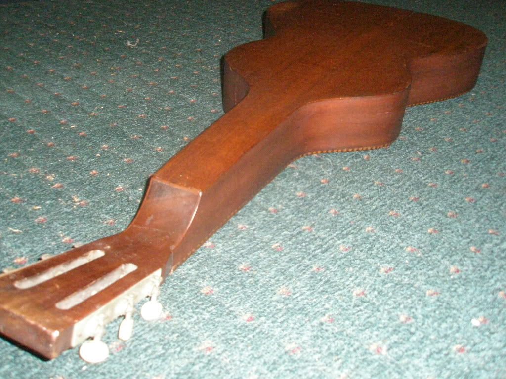 Seen one of these before? HiLo Hawaiian Steel Guitar. Hollowneck!!