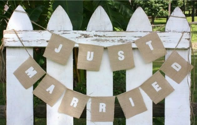 garden wedding ideas Cheap Burlap Wedding Ideas | 630 x 400