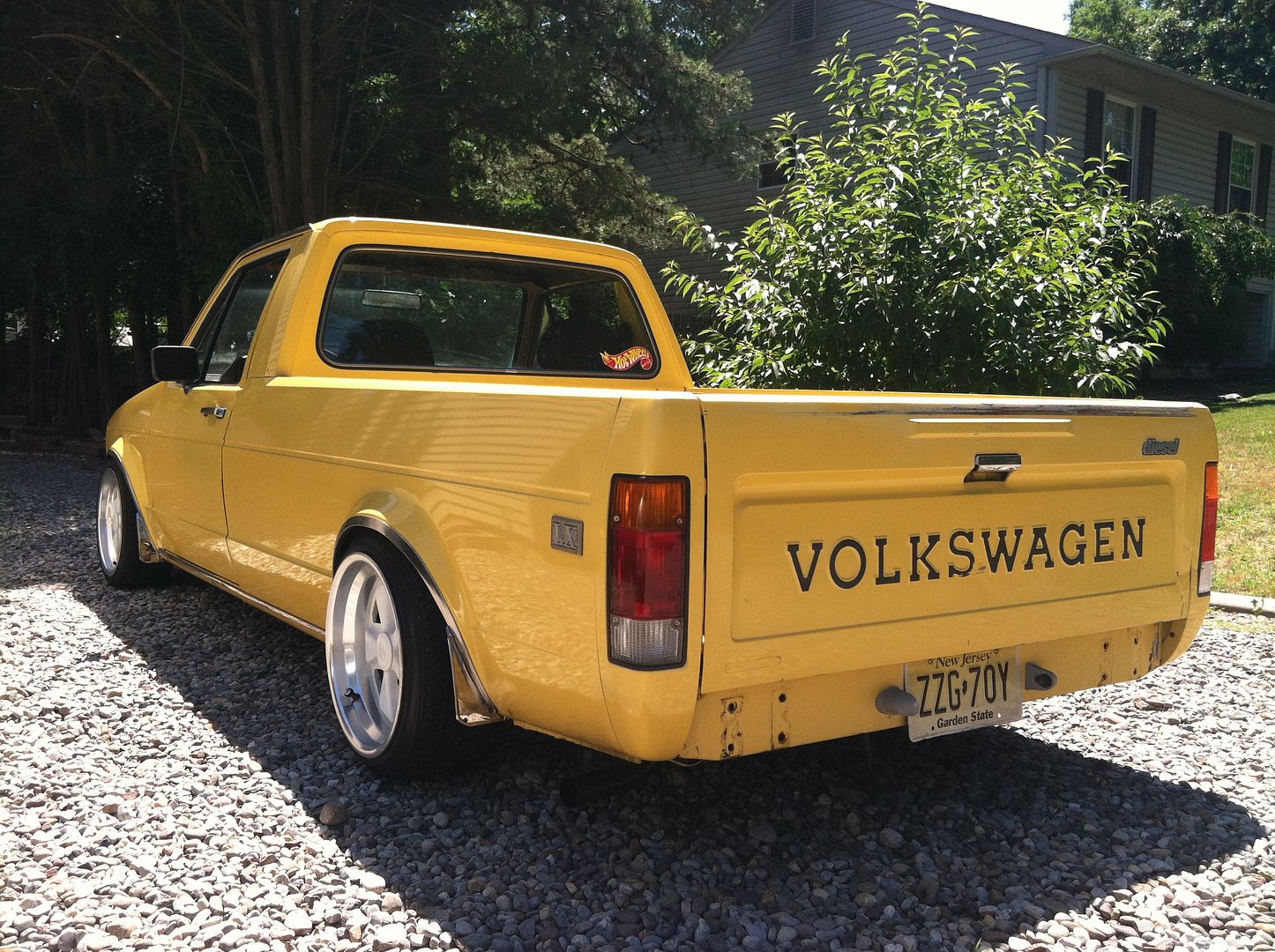 81 LX Rabbit Pickup Diesel Slammed