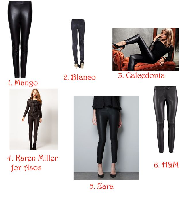 shopping leather pants