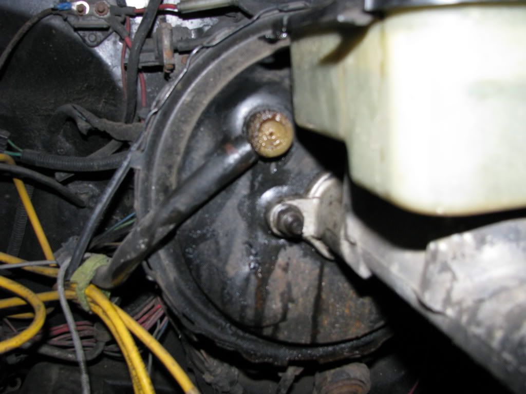 Brake booster check valve leaking?