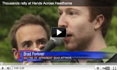 Video of Hands Across Hawthorne Rally