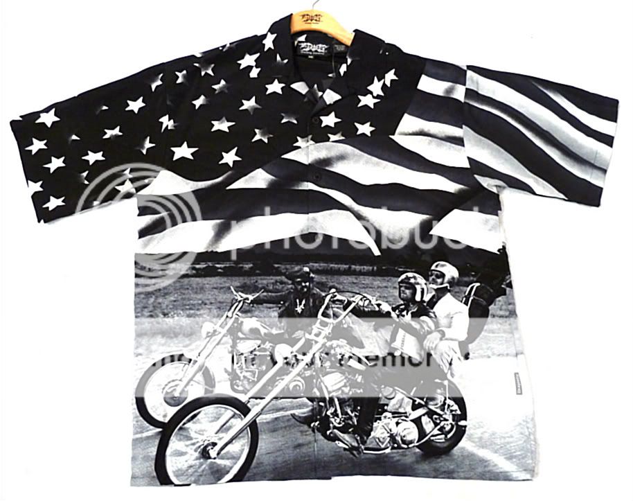 Easy Rider movie themed shirt by Dragonfly Clothing Company. Inspired 