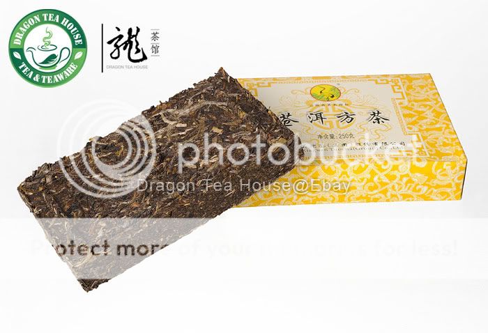 herbal cang er fang cha xiaguan pu erh tea brick
