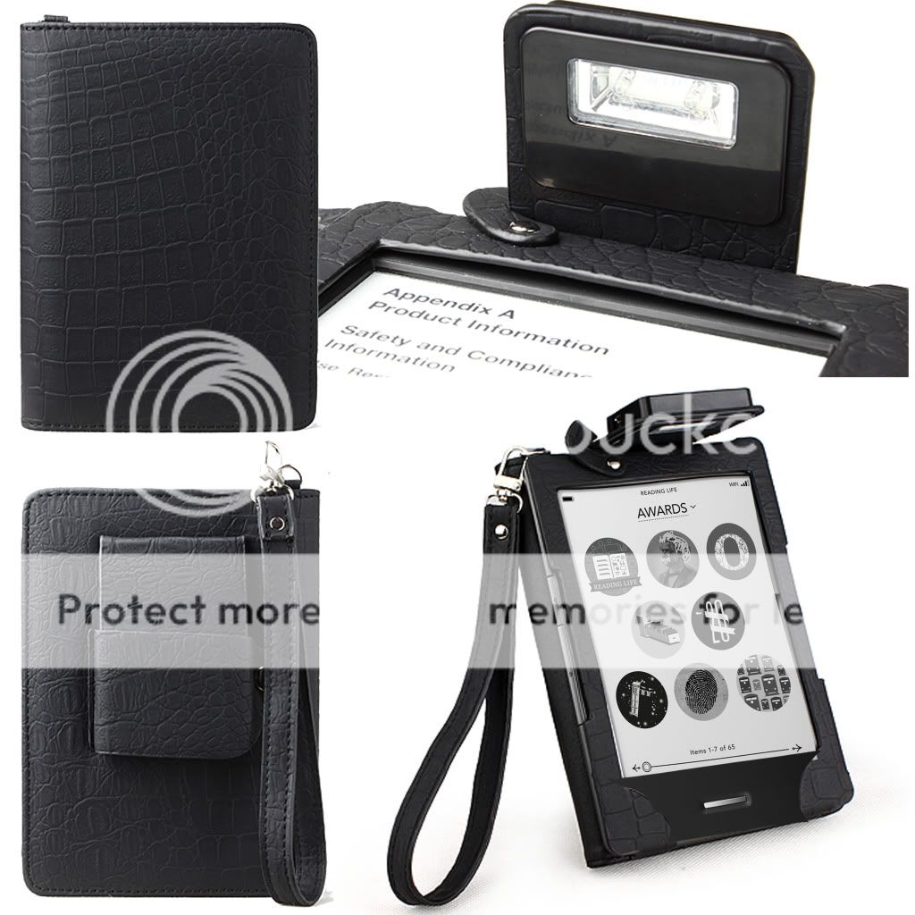 rechargeable light for Kobo Touch + Screen Protector For KOBO TOUCH