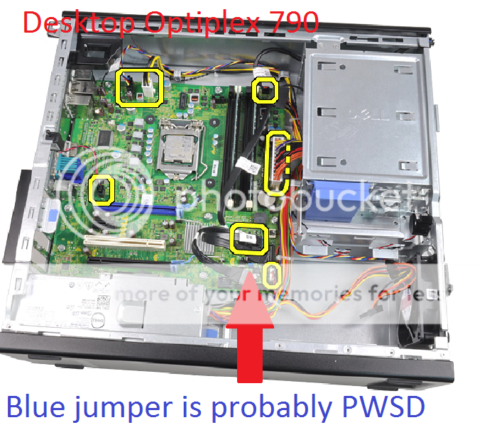 Dell 790 Bios password reset - Technibble Forums