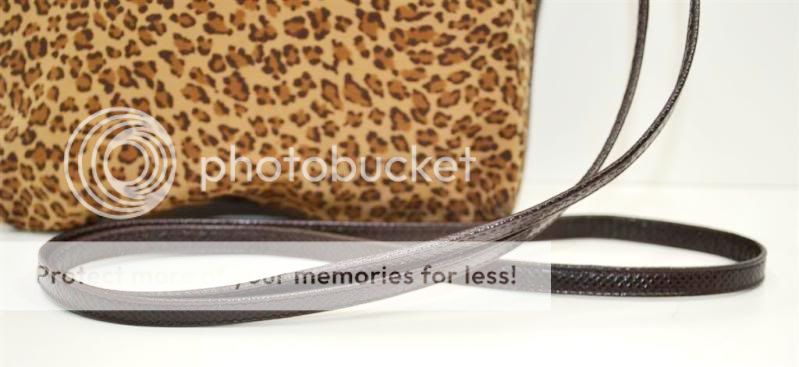 Bottega Veneta Vintage Cheetah Handbag Tote Purse Bag  