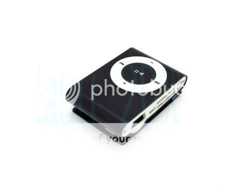 Fashion Clip Metal Mini USB  Music Media Player Support 1   8GB TF 