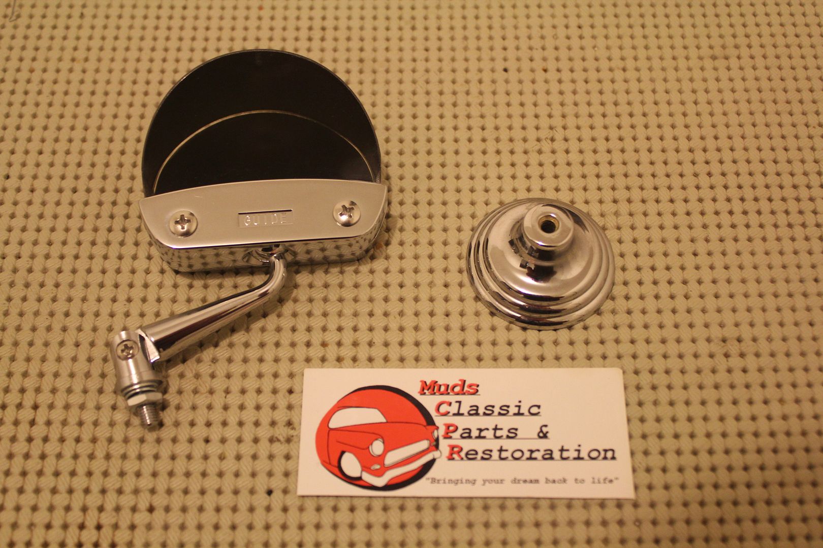 Fulton Outside Sunvisor Chrome Guide Style Dash Traffic Signal Light