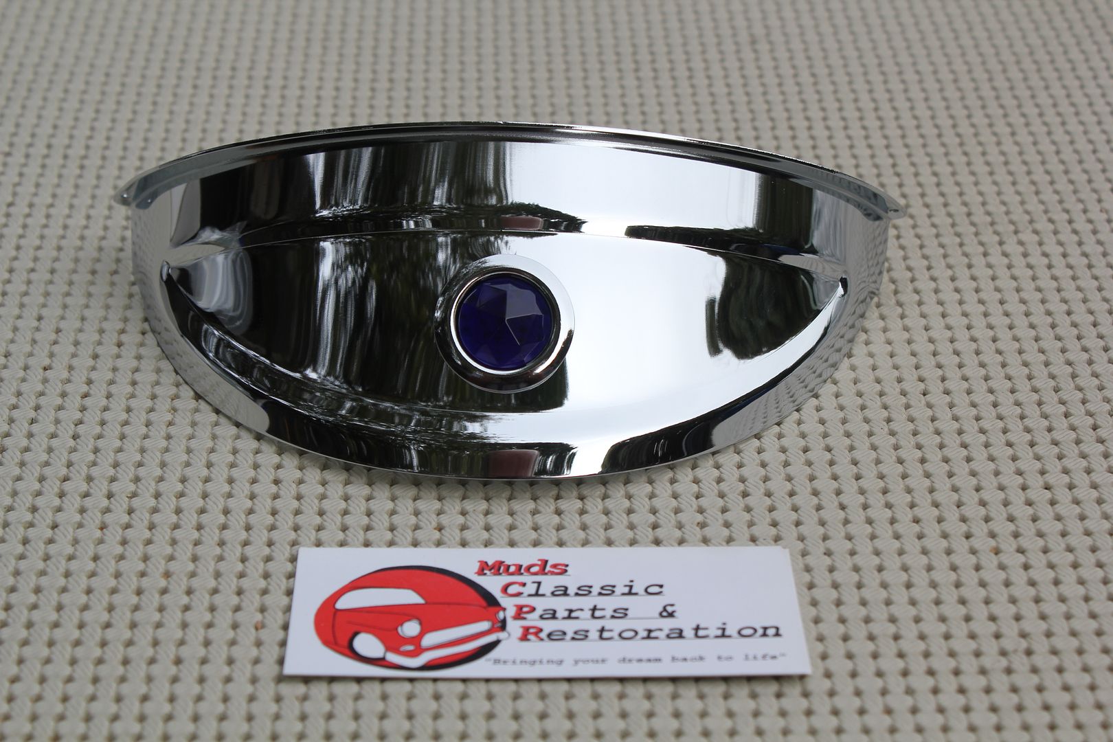 Motorcycle Headlight Red Visor Shield 7" Indian Hog Chopper Harley Yamaha Honda