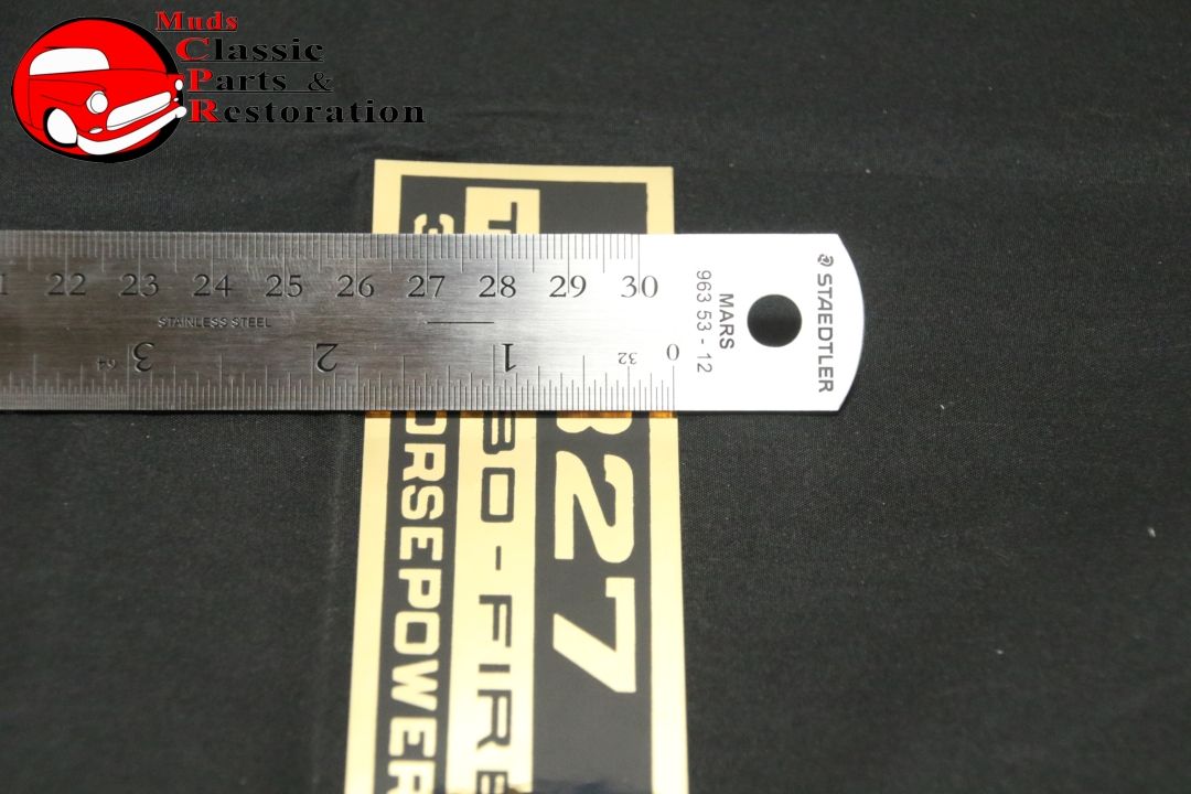 Camaro Nova Impala Chevelle 327 Turbo Fire 350 Hp Valve Cover Decals