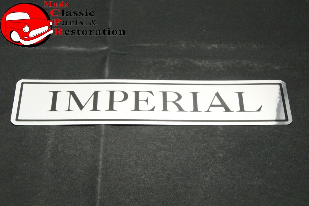 66 Imperial Valve Cover Decal Muds Classic Parts