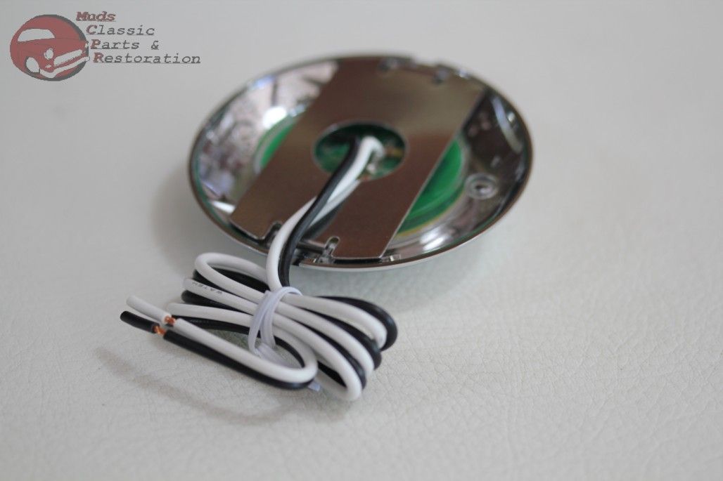 Custom Led Dome Lamps Courtesy Lights White Clear Lens Truck Hot Rat Street Rod Muds Classic Parts