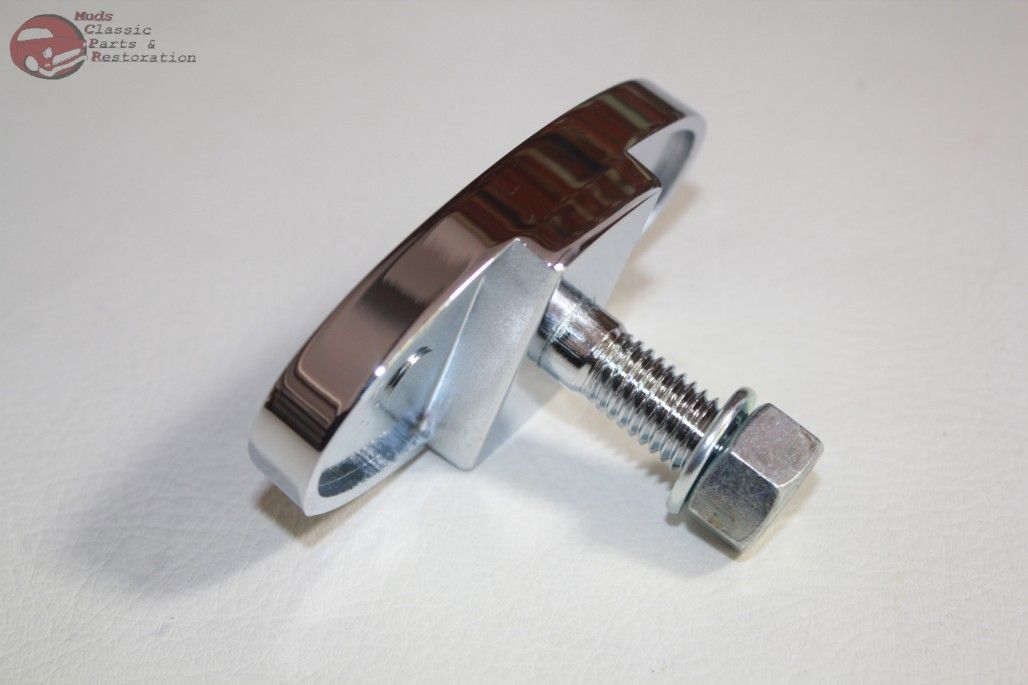 2831 Ford Model A Chrome Bumper Clamps New Pair Set eBay