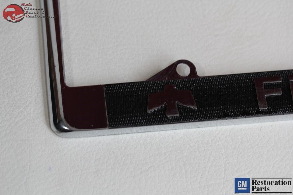 1967 GM License Pontiac Firebird Front Rear License Plate Tag Holder