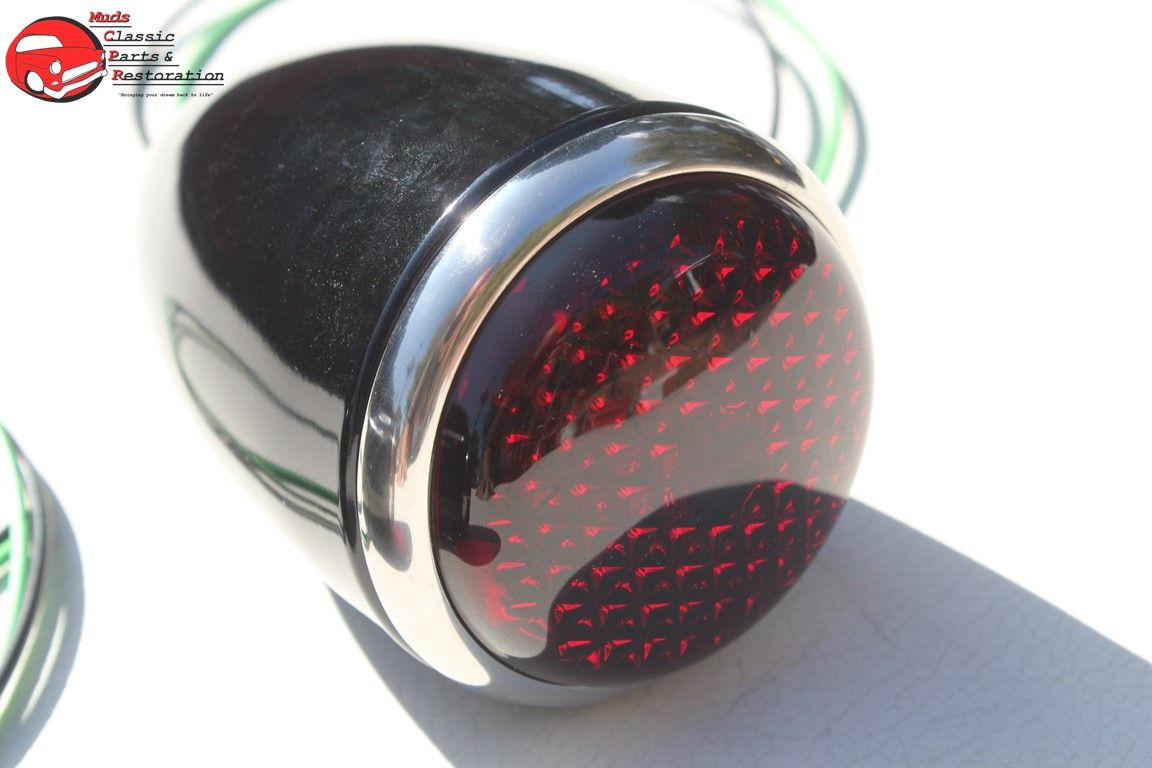 1937 Ford Passenger Car Rear Tail Light Lamp Housing Assemblies Right