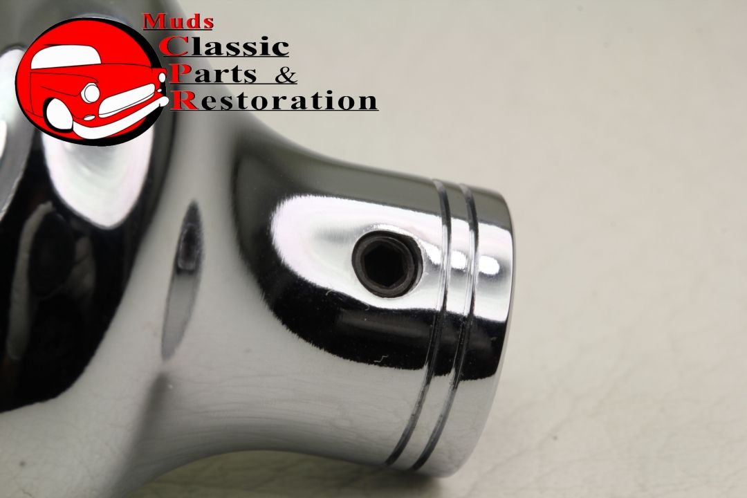 Custom Big Rig Truck Deluxe Chrome Windshield Wiper Dash Mount Knob